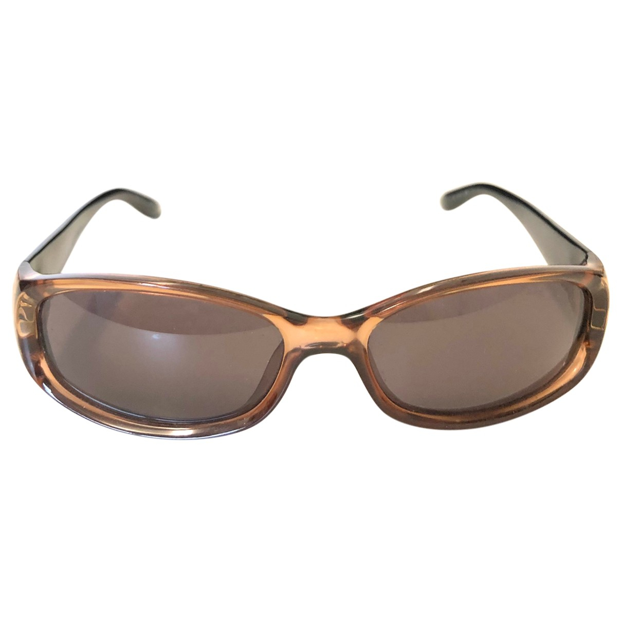 Sunglasses Gucci Camel in Plastic 